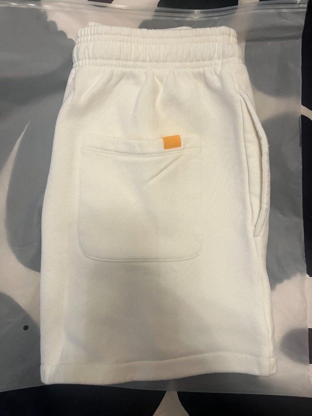 Yellow Label Co Spring Shorts, Cream, sz SM